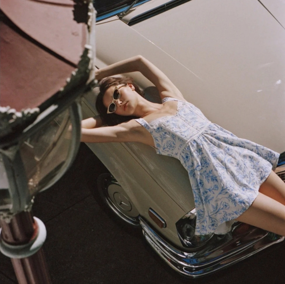For Love & Lemons Maisie Mini Dress Size XL - Picture 5 of 5